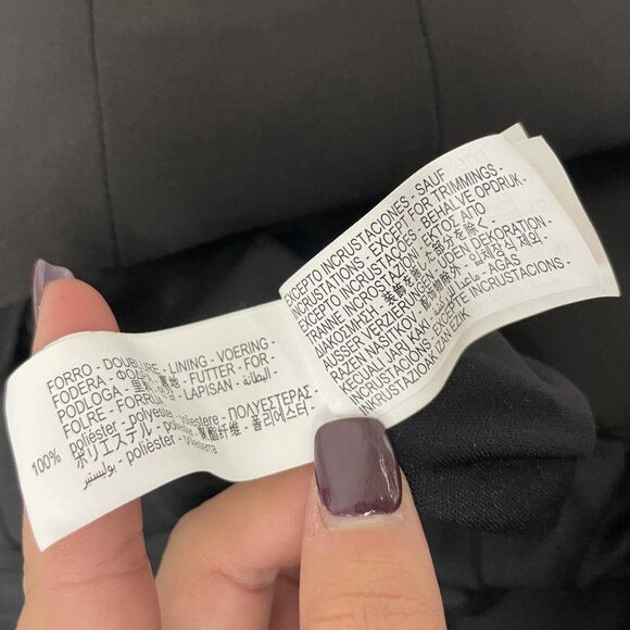 Zara Womens Mini Dress S Small Black Feather Party Cocktail Evening 4772/226 NWT - Picture 13 of 16